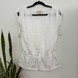Michael Kors Sleeveless Crinkle Blouse
